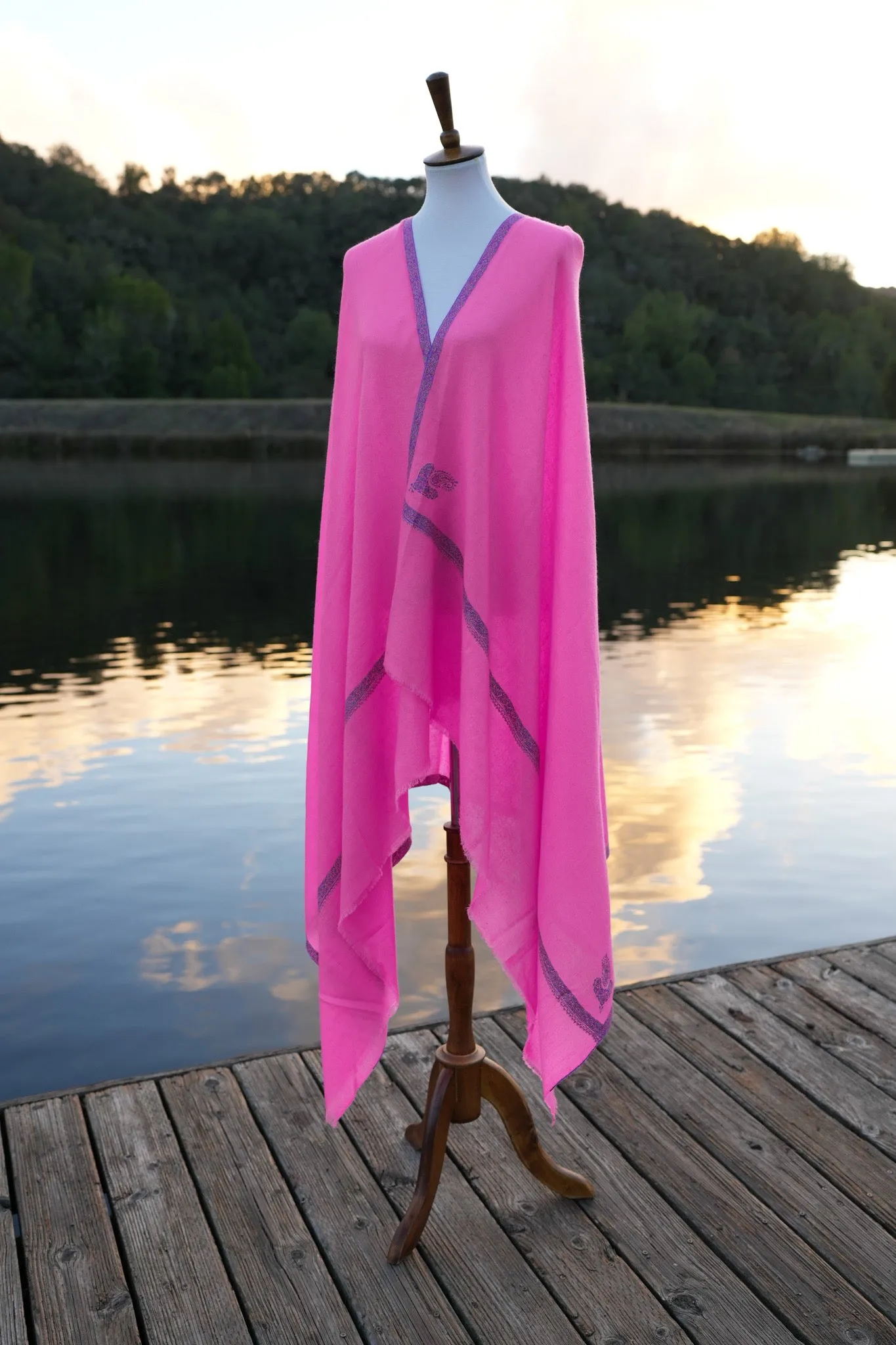 Hot Pink Pashmina Shawl