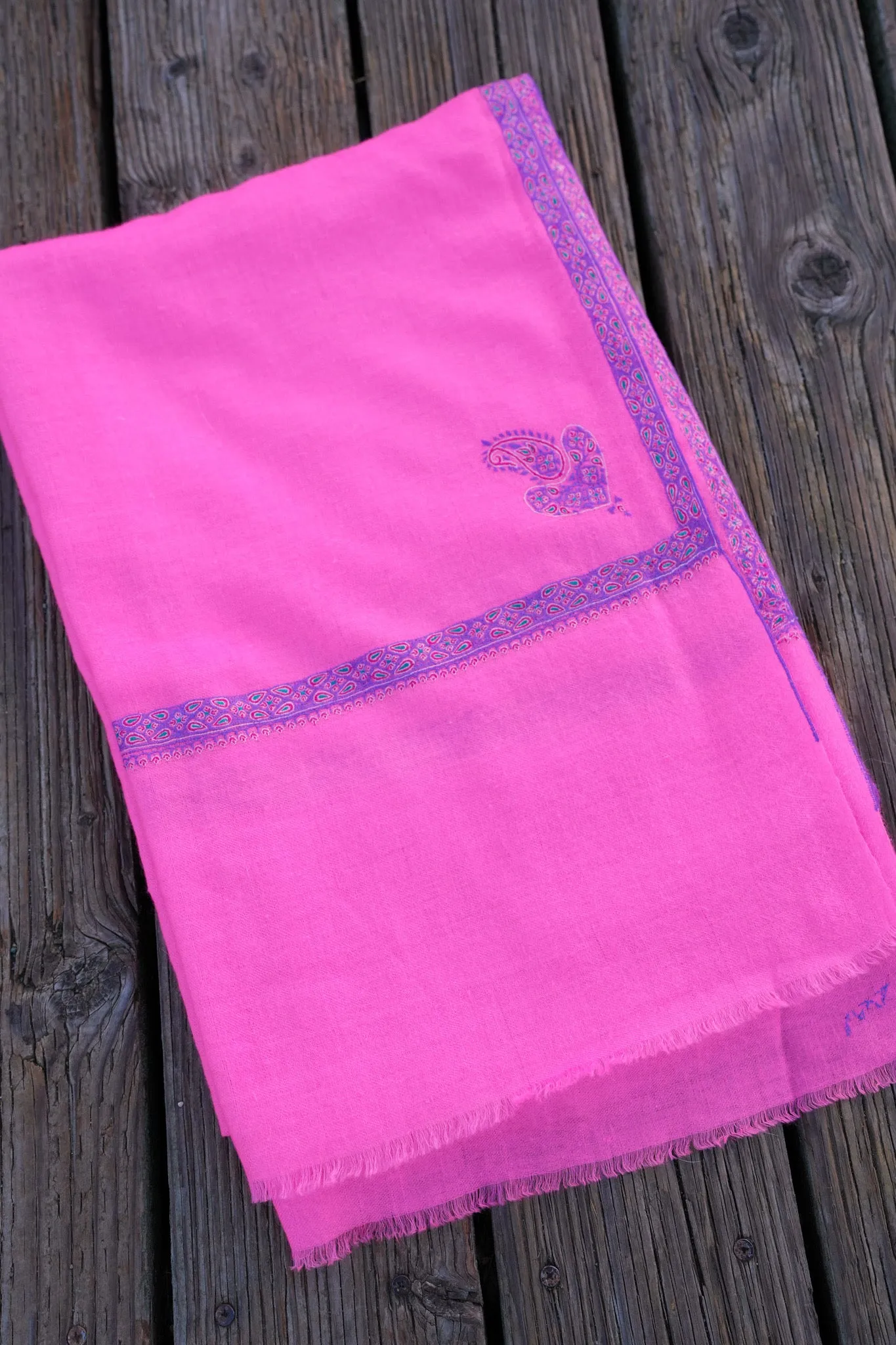 Hot Pink Pashmina Shawl