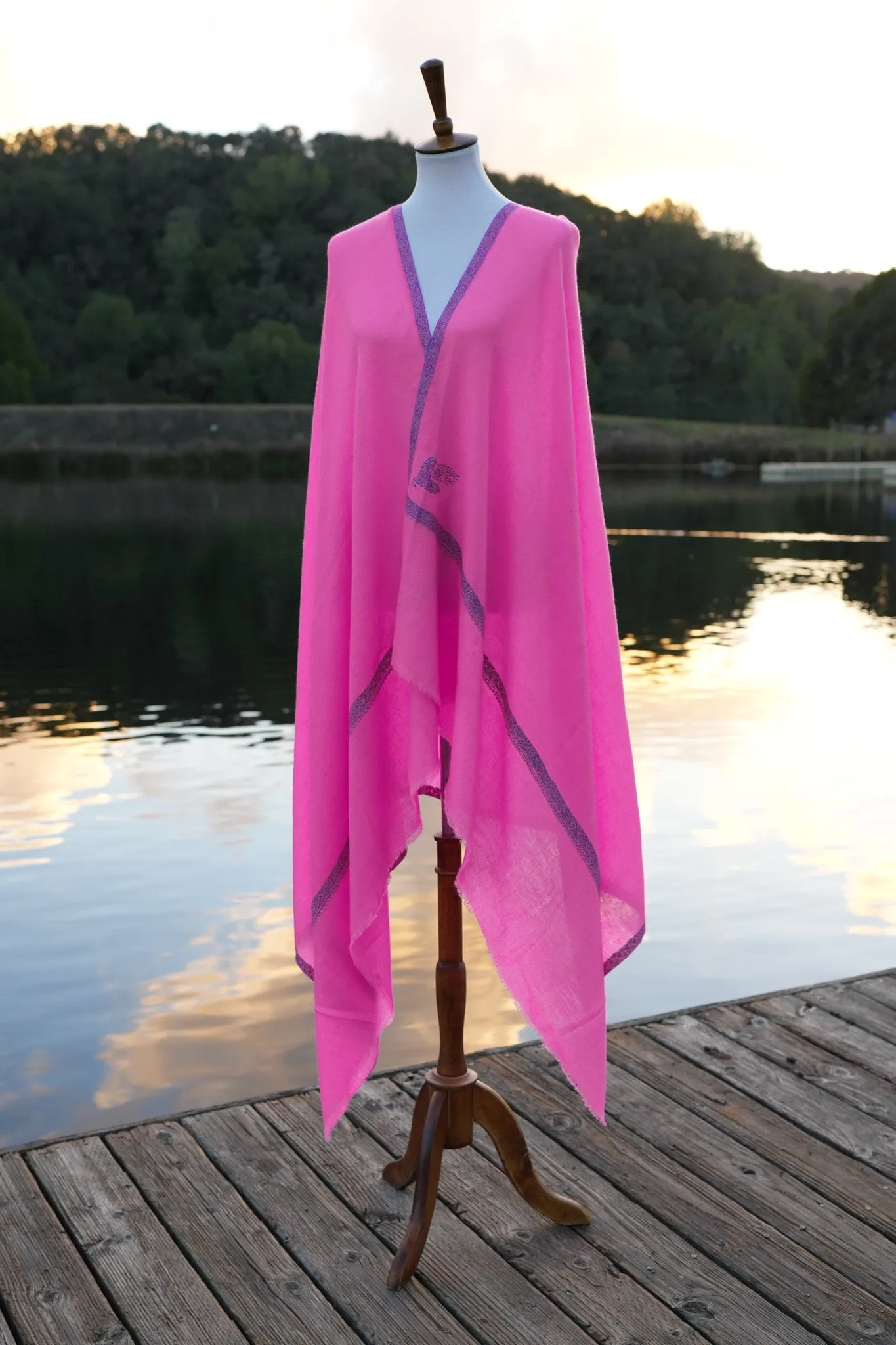 Hot Pink Pashmina Shawl