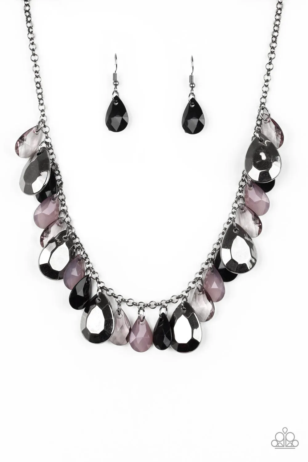 Hurricane Season - Black Necklace - Paparazzi Accessories