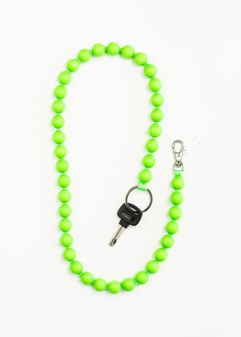 ina.seifart BIG Perlen long in Neon Green
