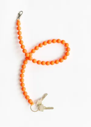 ina.seifart BIG Perlen long in Neon Orange
