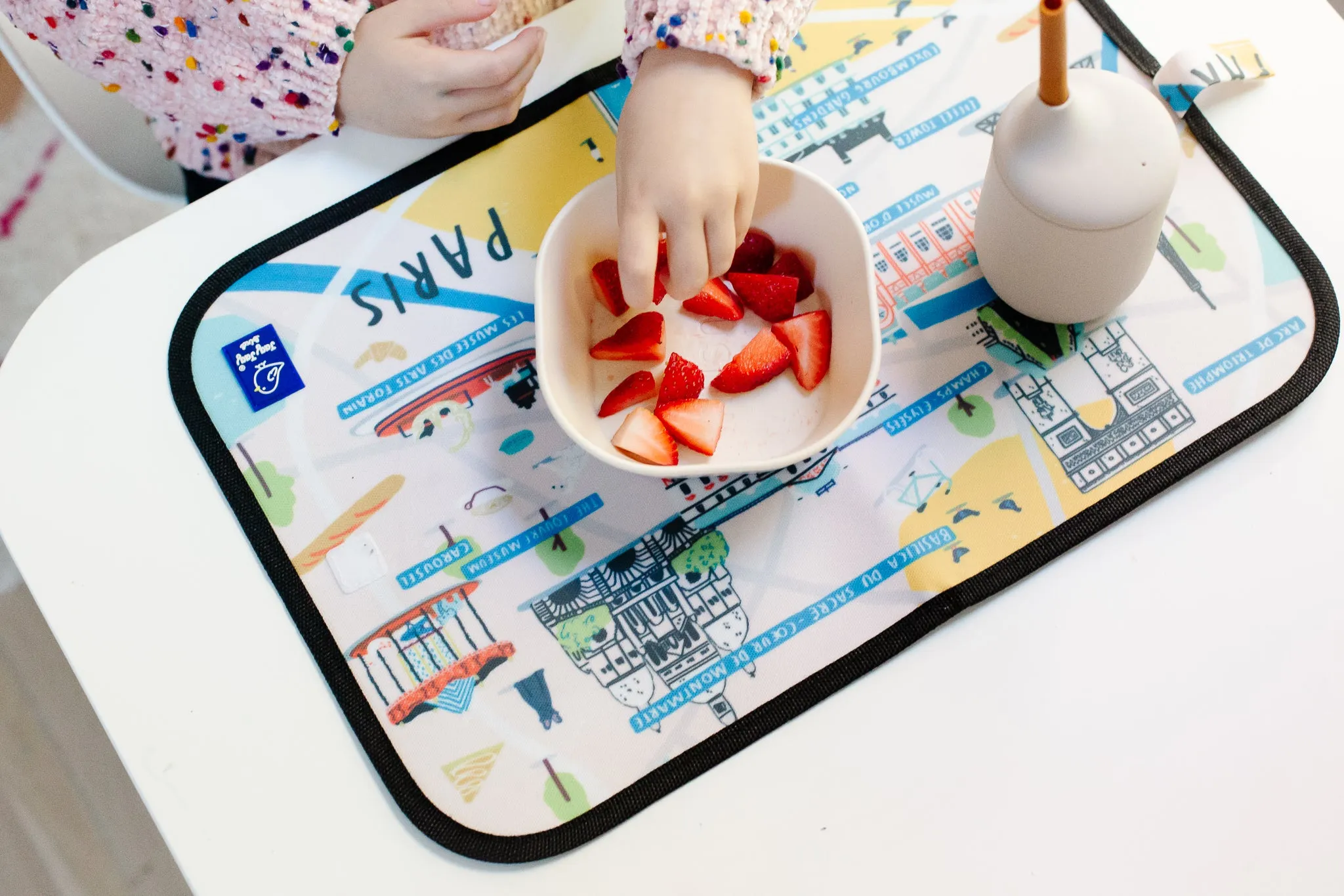 Jaq Jaq Bird Parisian Artiste Doodle Mat Set with ButterStix® & Holders
