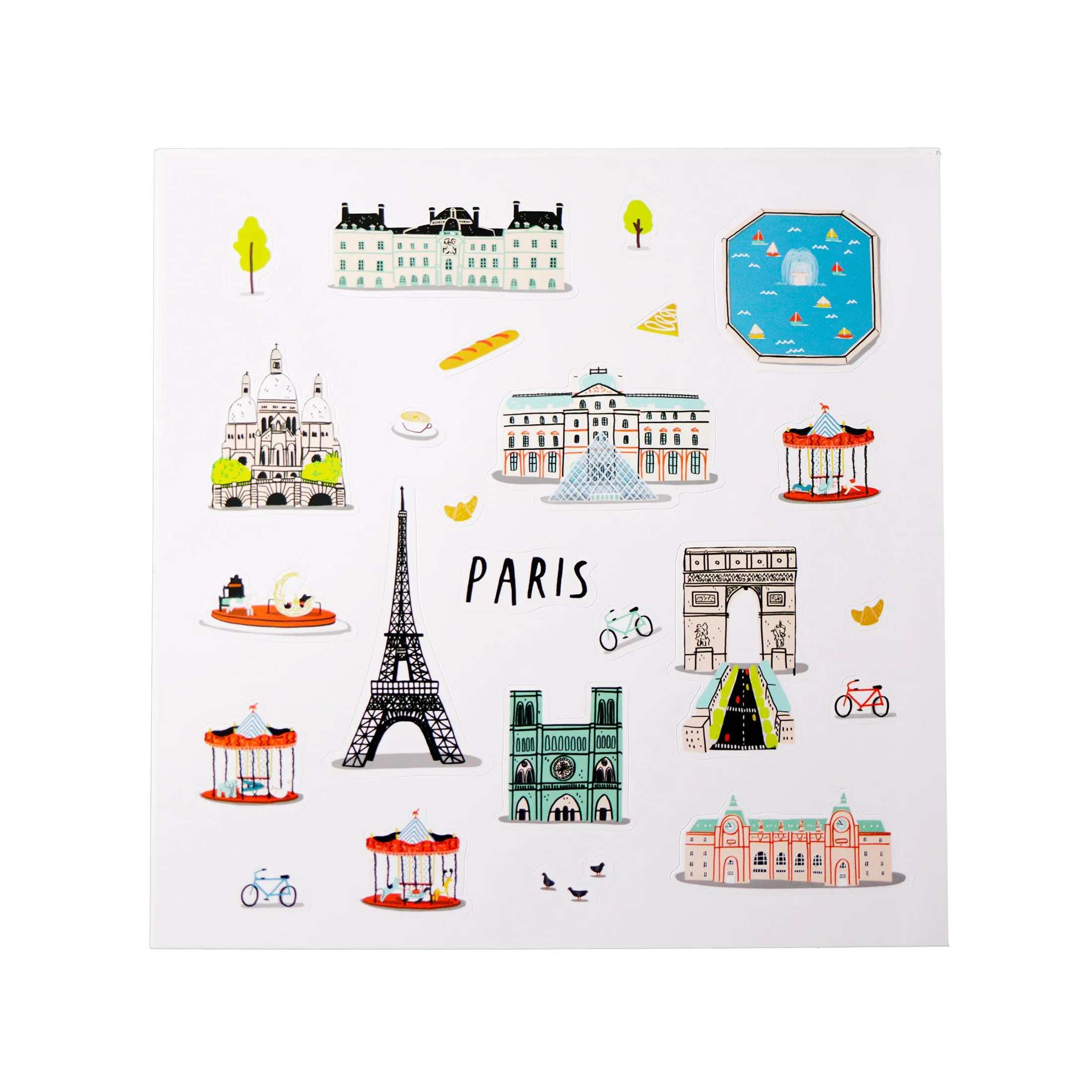 Jaq Jaq Bird Parisian Artiste Doodle Mat Set with ButterStix® & Holders