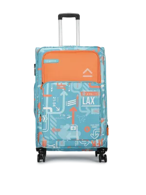 JFK Teal Blue Large Soft Trolley