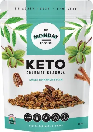 Keto Gourmet Granola - Sweet Cinnamon Pecan - 300g