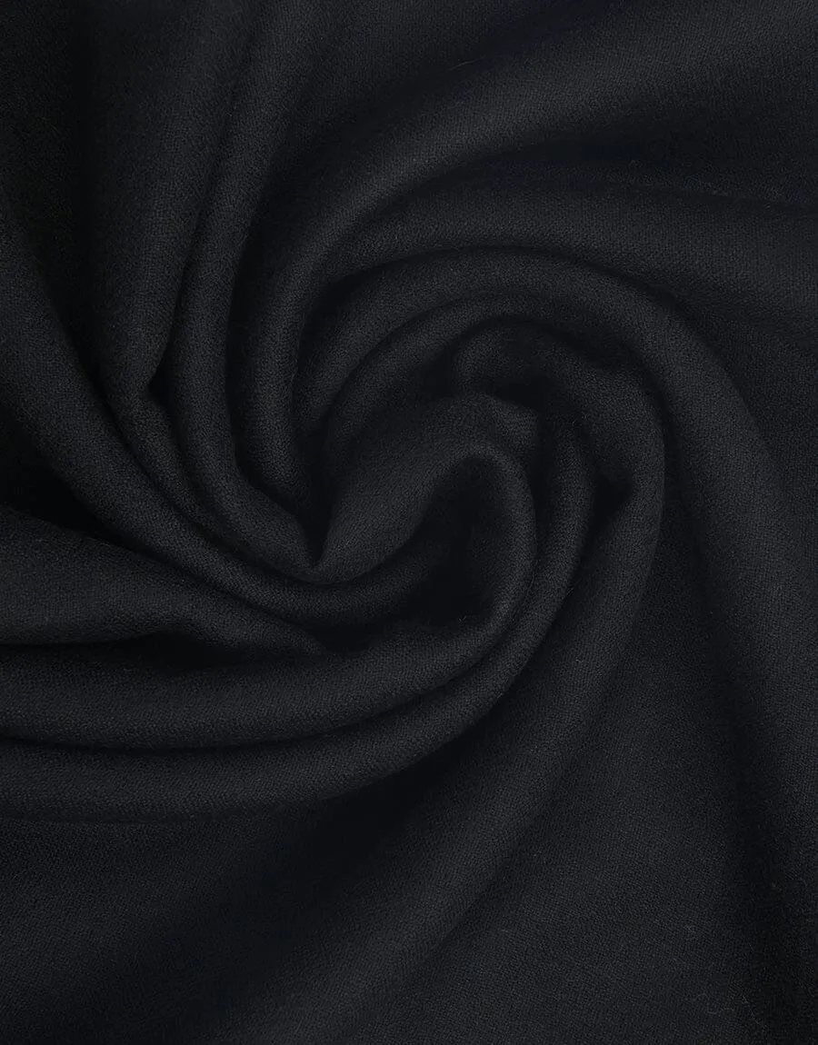 KHAS STORES - PASHMINA SHAWL-Black