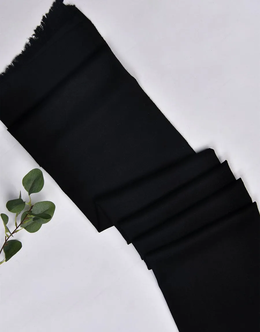 KHAS STORES - PASHMINA SHAWL-Black