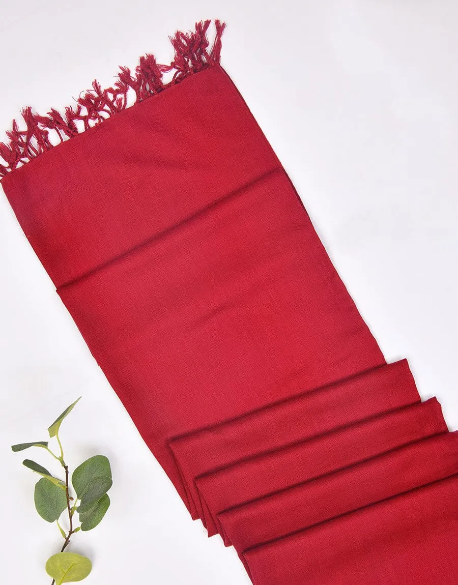 KHAS STORES - PASHMINA SHAWL-Magenda