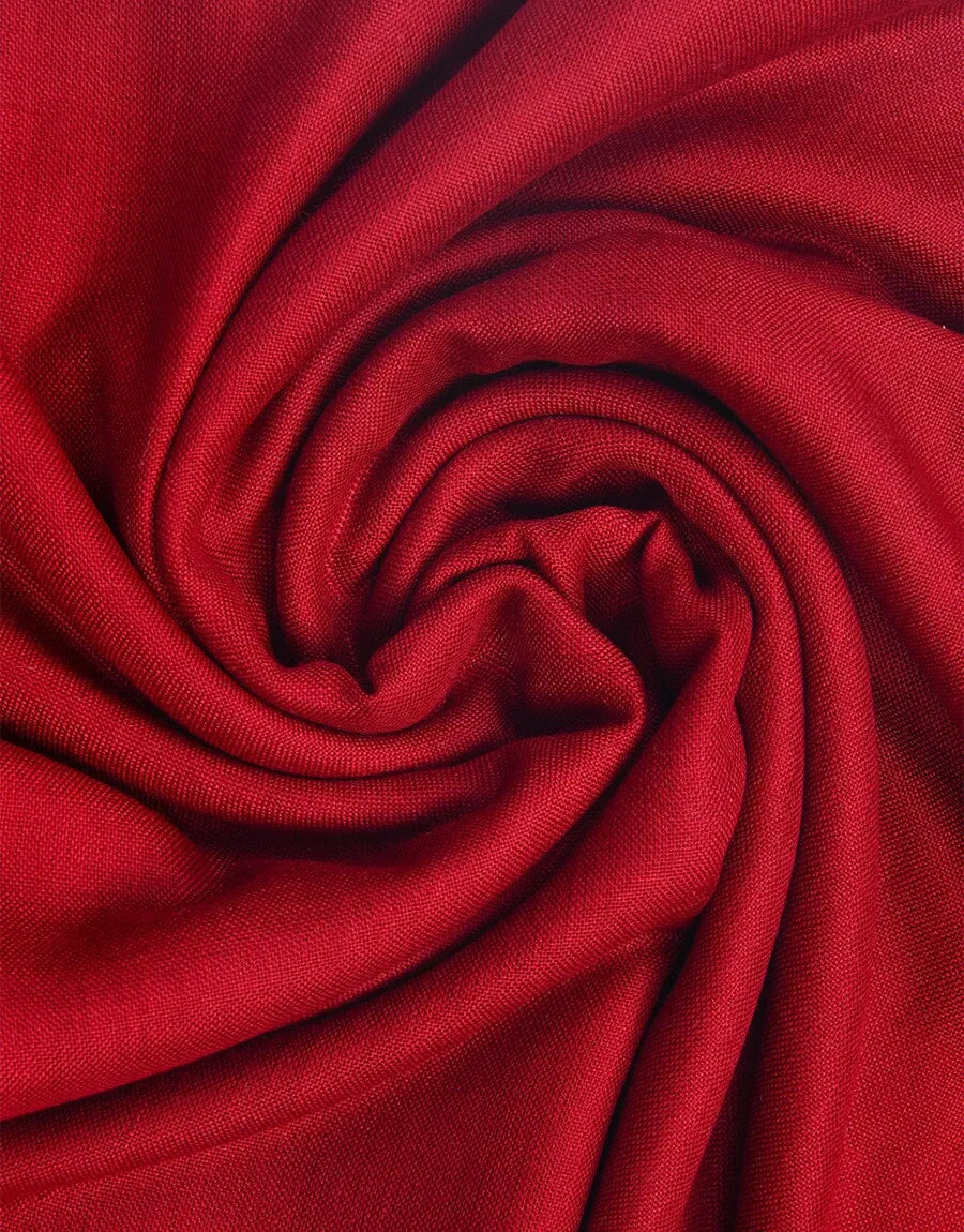 KHAS STORES - PASHMINA SHAWL-Magenda