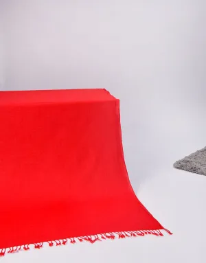 KHAS STORES - PASHMINA SHAWL-Red