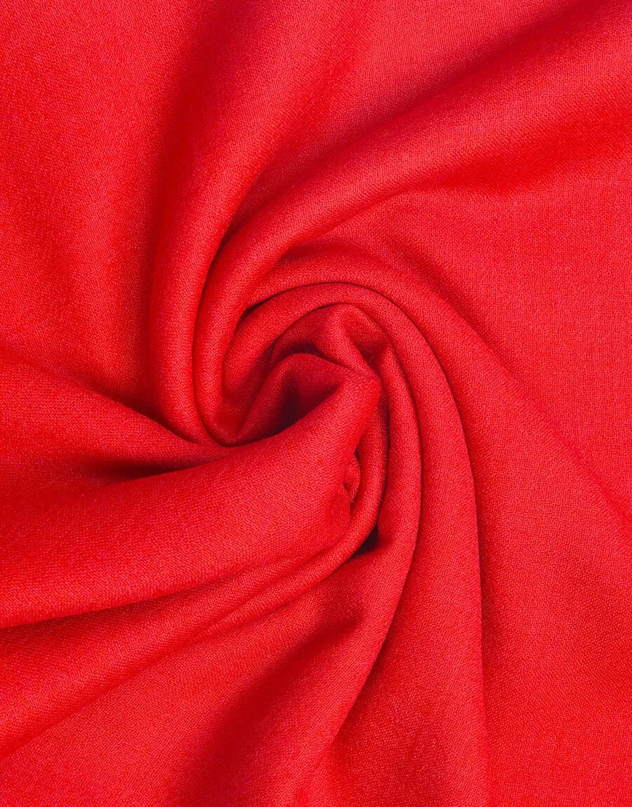 KHAS STORES - PASHMINA SHAWL-Red
