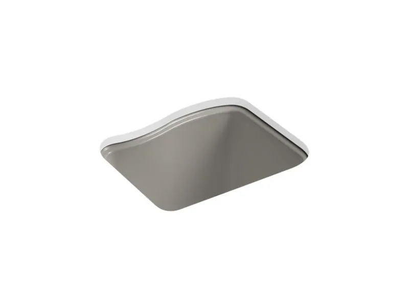 KOHLER K-6657-4U River Falls 25" x 22' x 14-15/16" undermount utility sink with 4 faucet holes