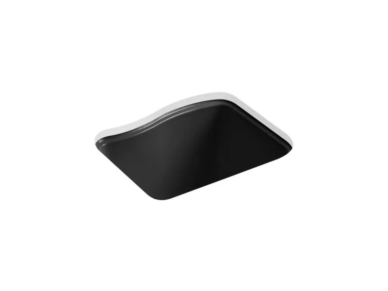 KOHLER K-6657-4U River Falls 25" x 22' x 14-15/16" undermount utility sink with 4 faucet holes