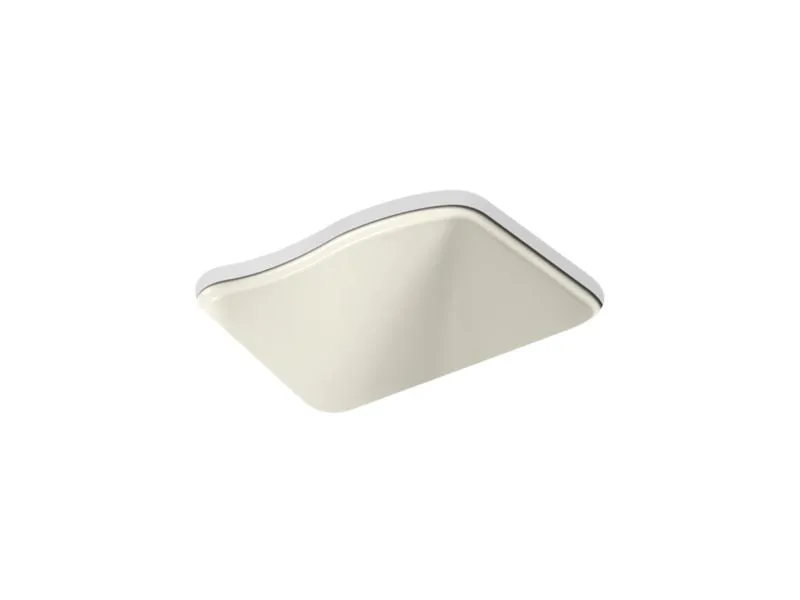 KOHLER K-6657-4U River Falls 25" x 22' x 14-15/16" undermount utility sink with 4 faucet holes