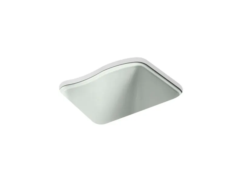 KOHLER K-6657-4U River Falls 25" x 22' x 14-15/16" undermount utility sink with 4 faucet holes