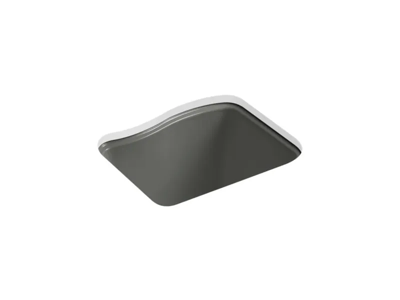 KOHLER K-6657-4U River Falls 25" x 22' x 14-15/16" undermount utility sink with 4 faucet holes