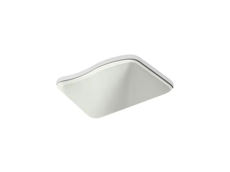 KOHLER K-6657-4U River Falls 25" x 22' x 14-15/16" undermount utility sink with 4 faucet holes