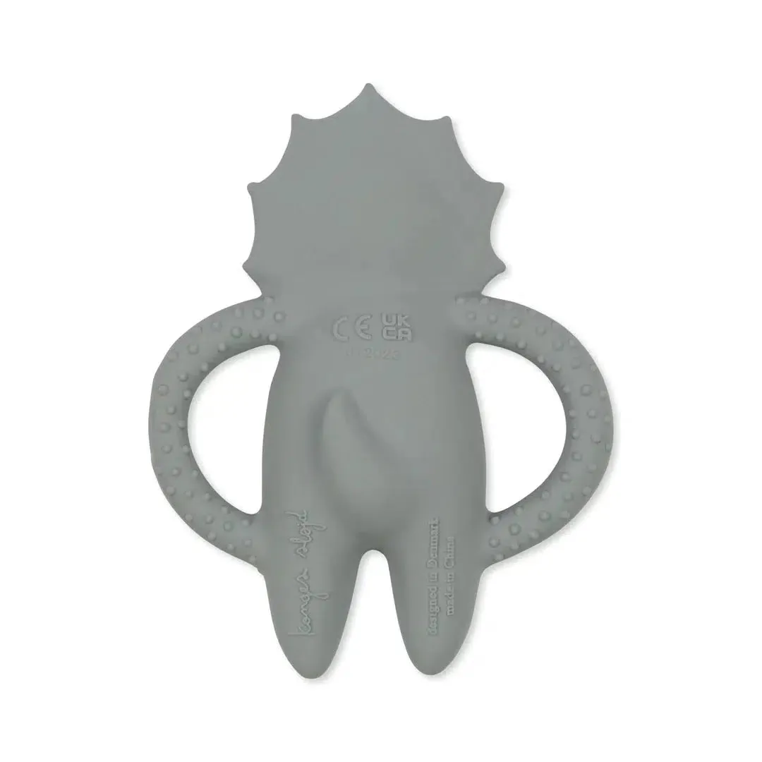 Konges Sløjd - Dinosaur teeth soother - Quarry blue