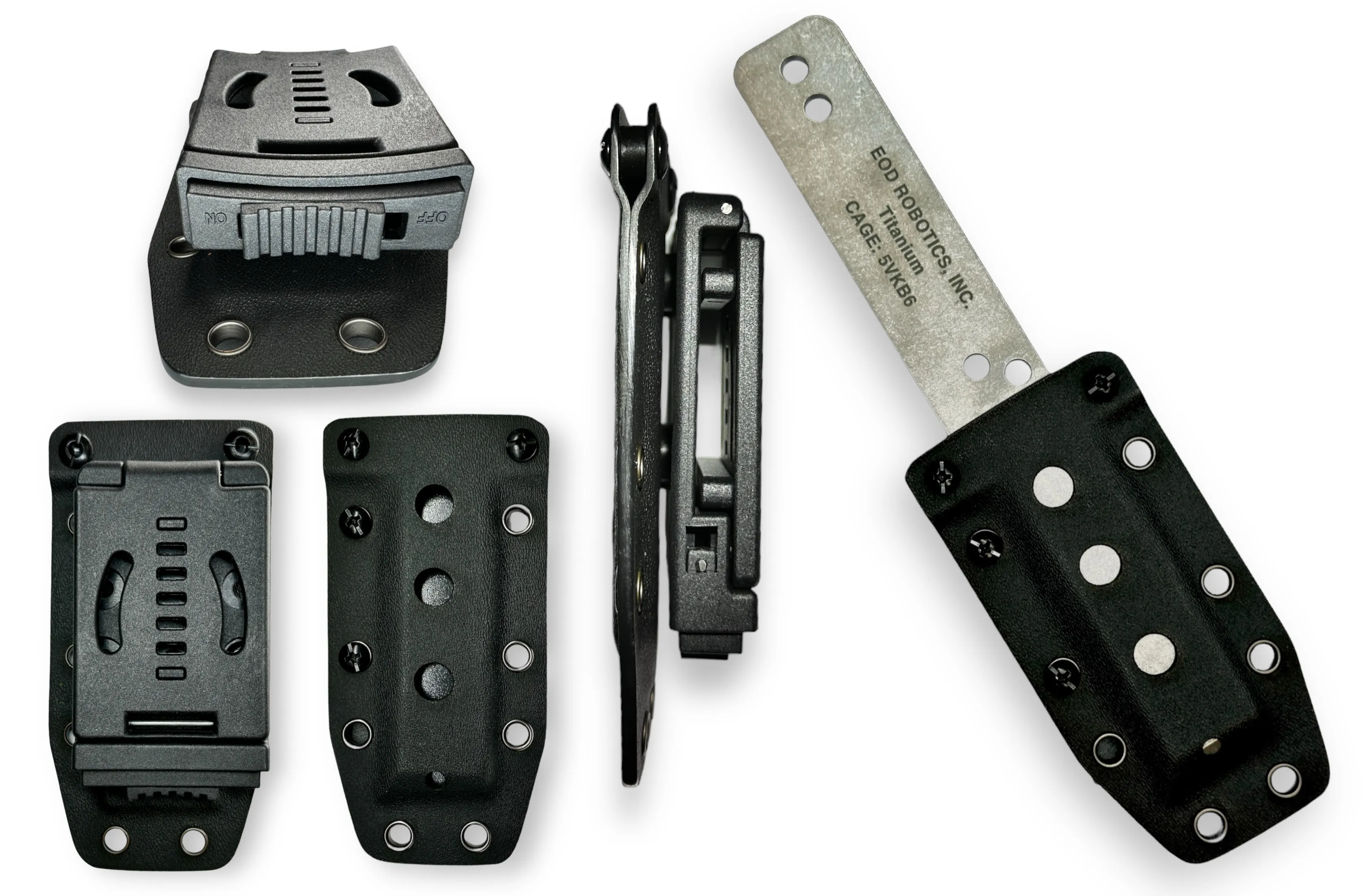 Kydex Combo - Molded Sheath   Adjustable Belt Lock for EOD Breacher Bar V2