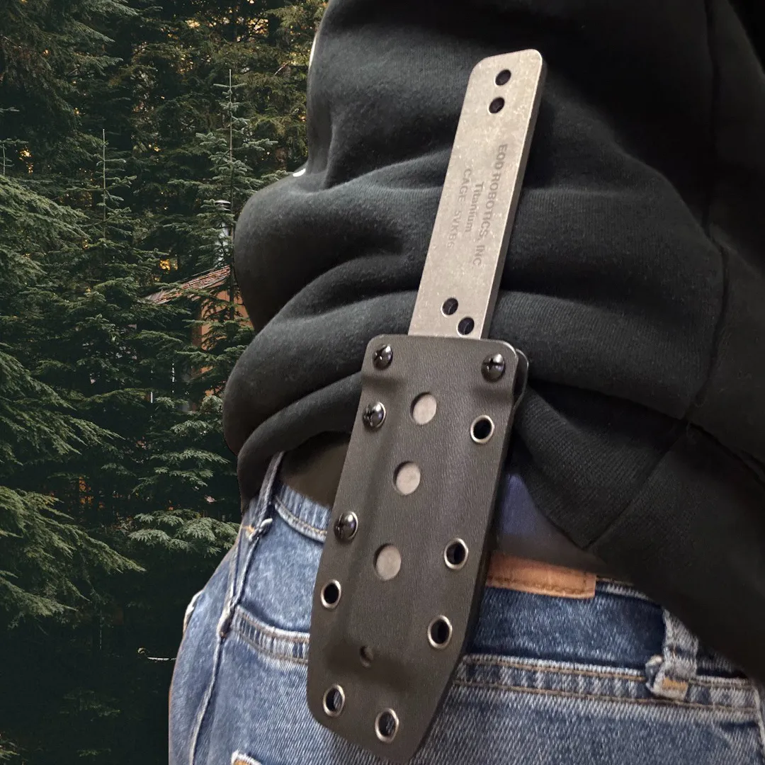 Kydex Combo - Molded Sheath   Adjustable Belt Lock for EOD Breacher Bar V2