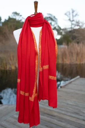 Lal Pashmina Shawl