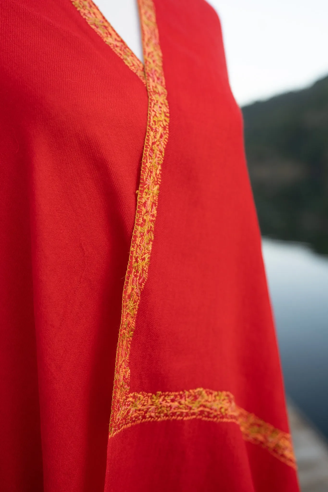 Lal Pashmina Shawl