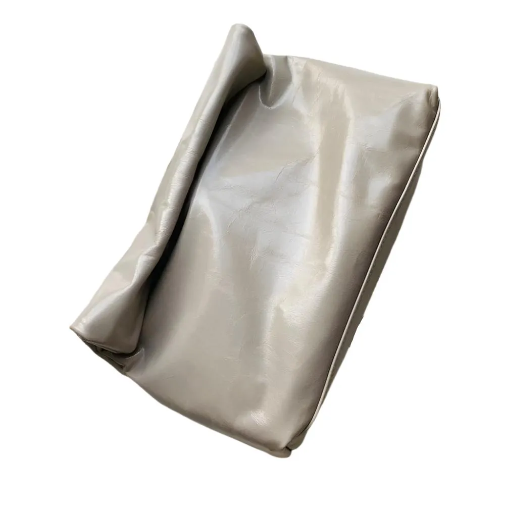 Leather Folding Envelope Clutch