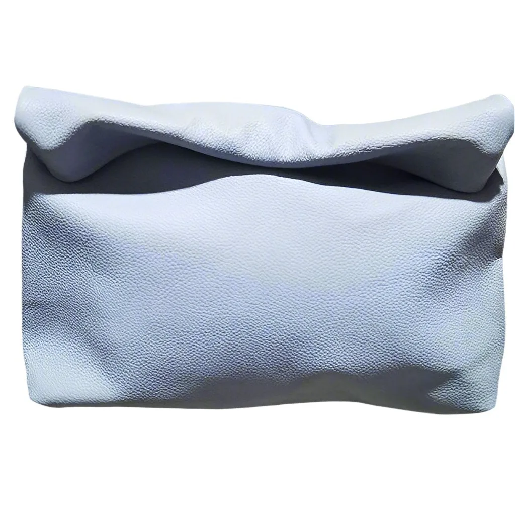Leather Folding Envelope Clutch