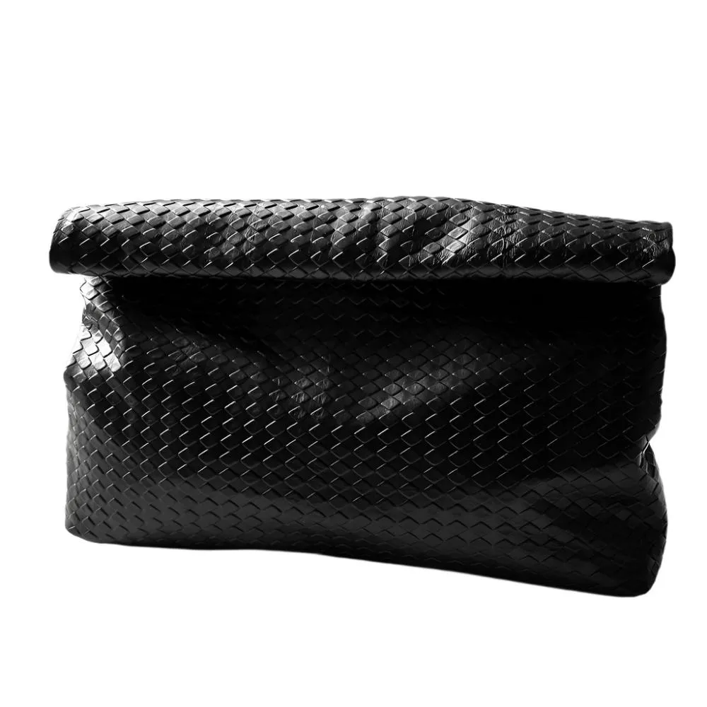 Leather Folding Envelope Clutch