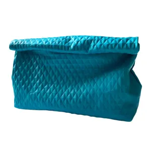 Leather Folding Envelope Clutch