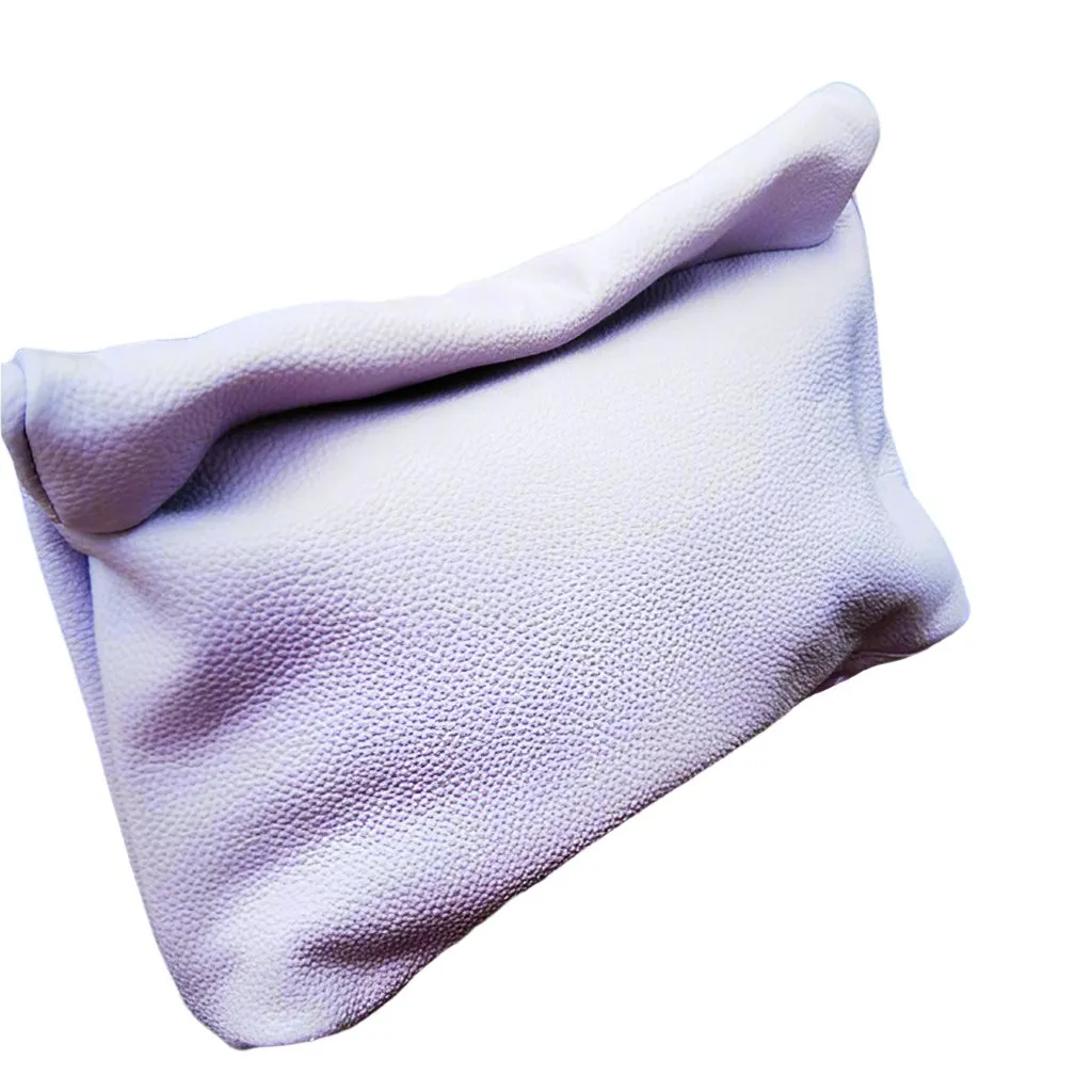 Leather Folding Envelope Clutch