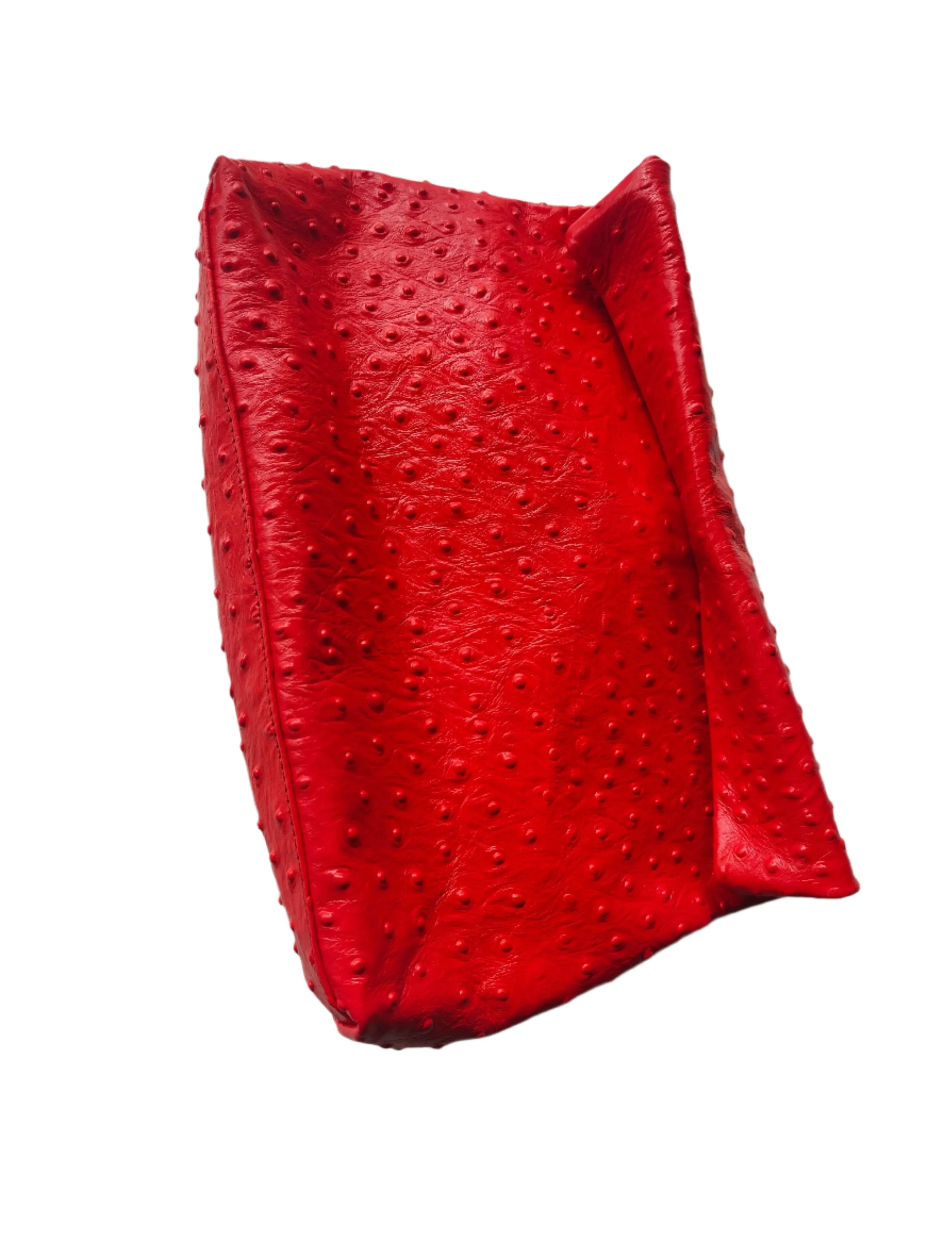 Leather Folding Envelope Clutch