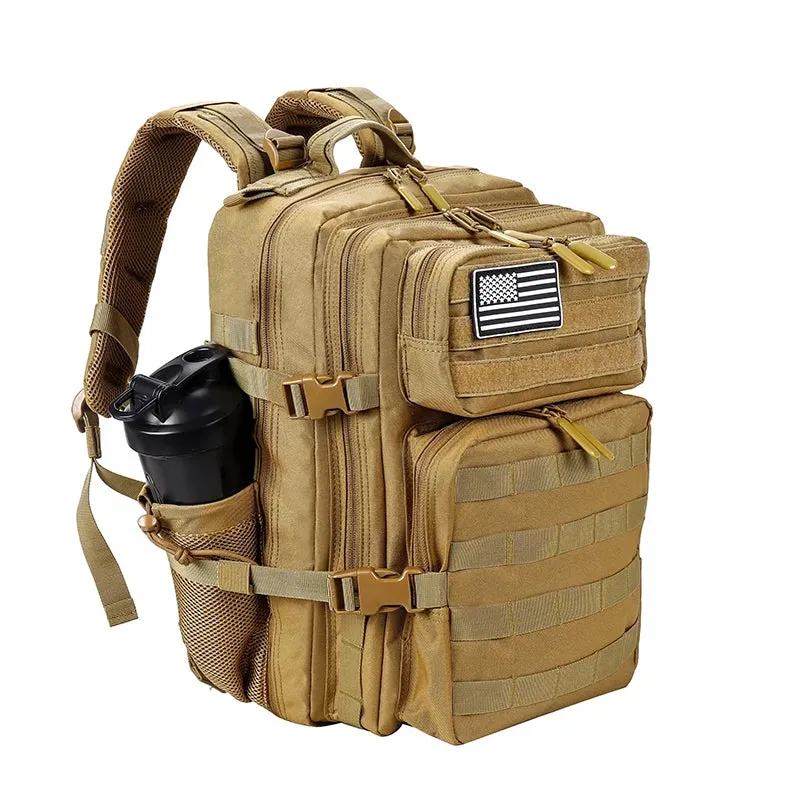 LHl 35L Tactical Backpack Small Athlete Gym Bag for Men/Women Qutdoor Travel Hiking Molle Rucksack with Bottle Holder