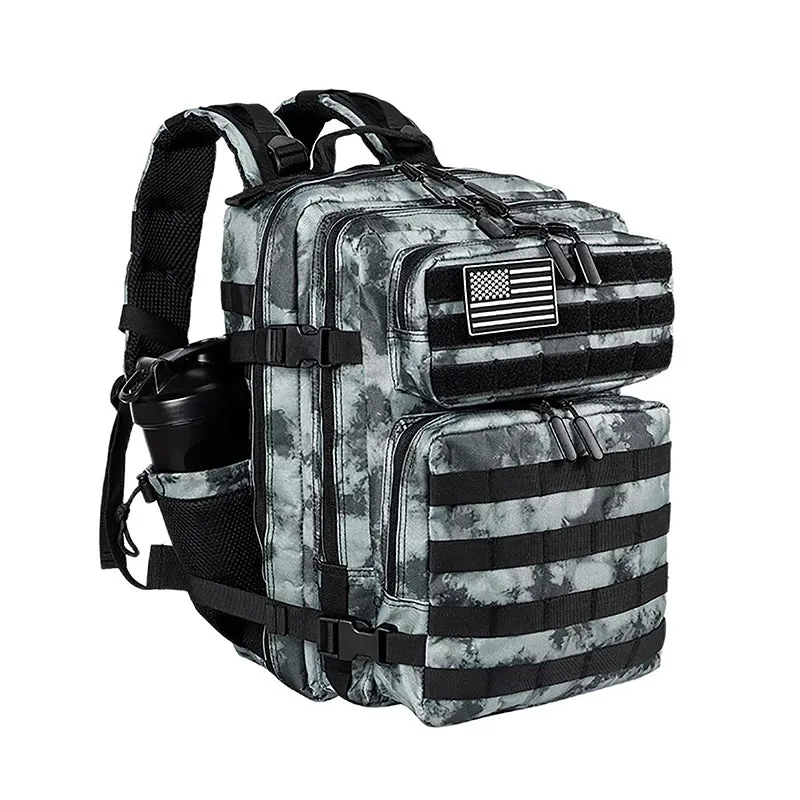 LHl 35L Tactical Backpack Small Athlete Gym Bag for Men/Women Qutdoor Travel Hiking Molle Rucksack with Bottle Holder