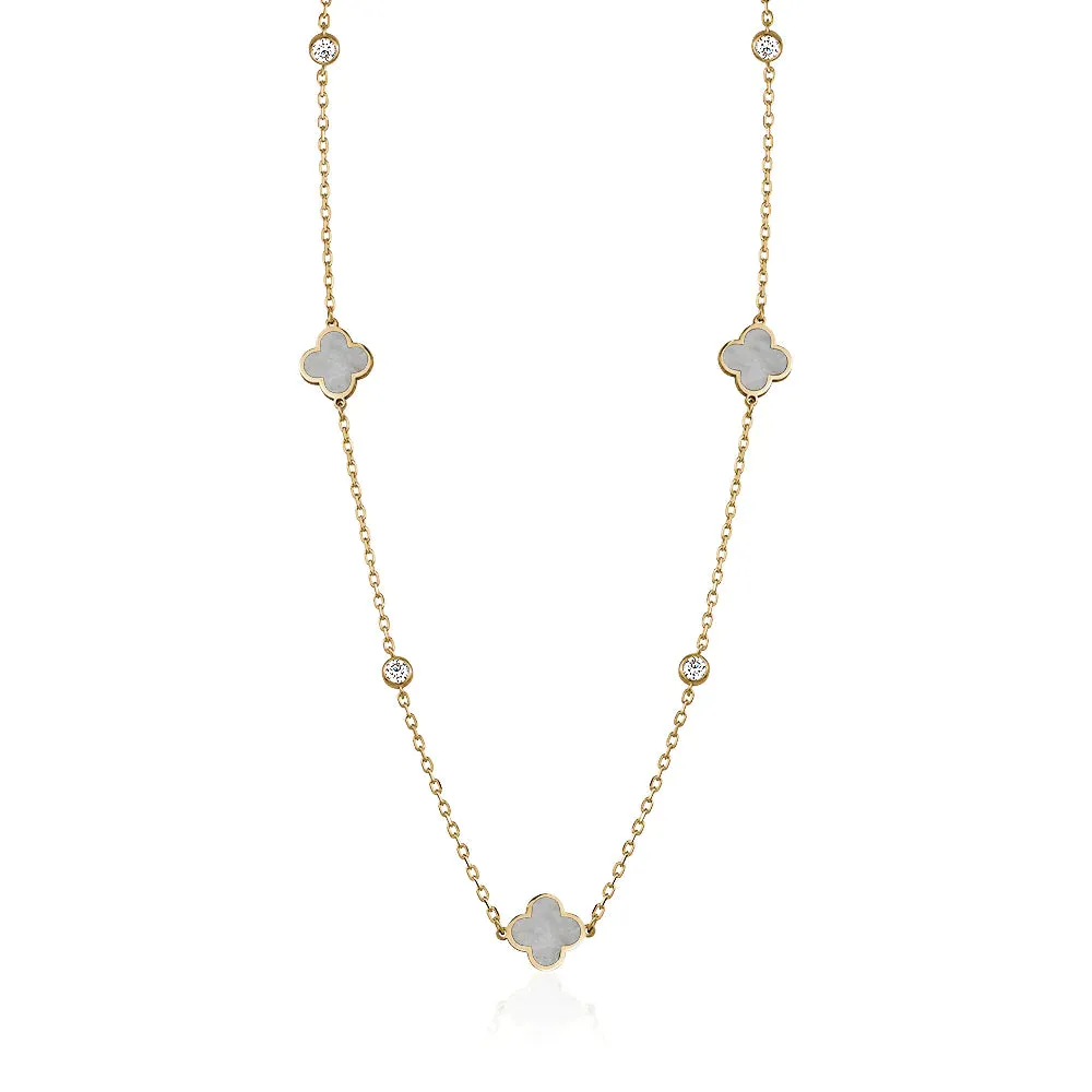 LimLim Accessories - Clover Enamel Necklace