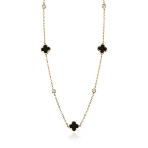 LimLim Accessories - Clover Enamel Necklace