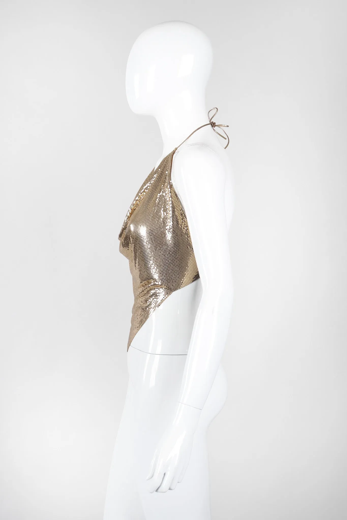 Liquid Mesh Halter Top