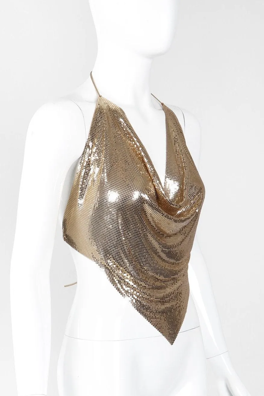 Liquid Mesh Halter Top