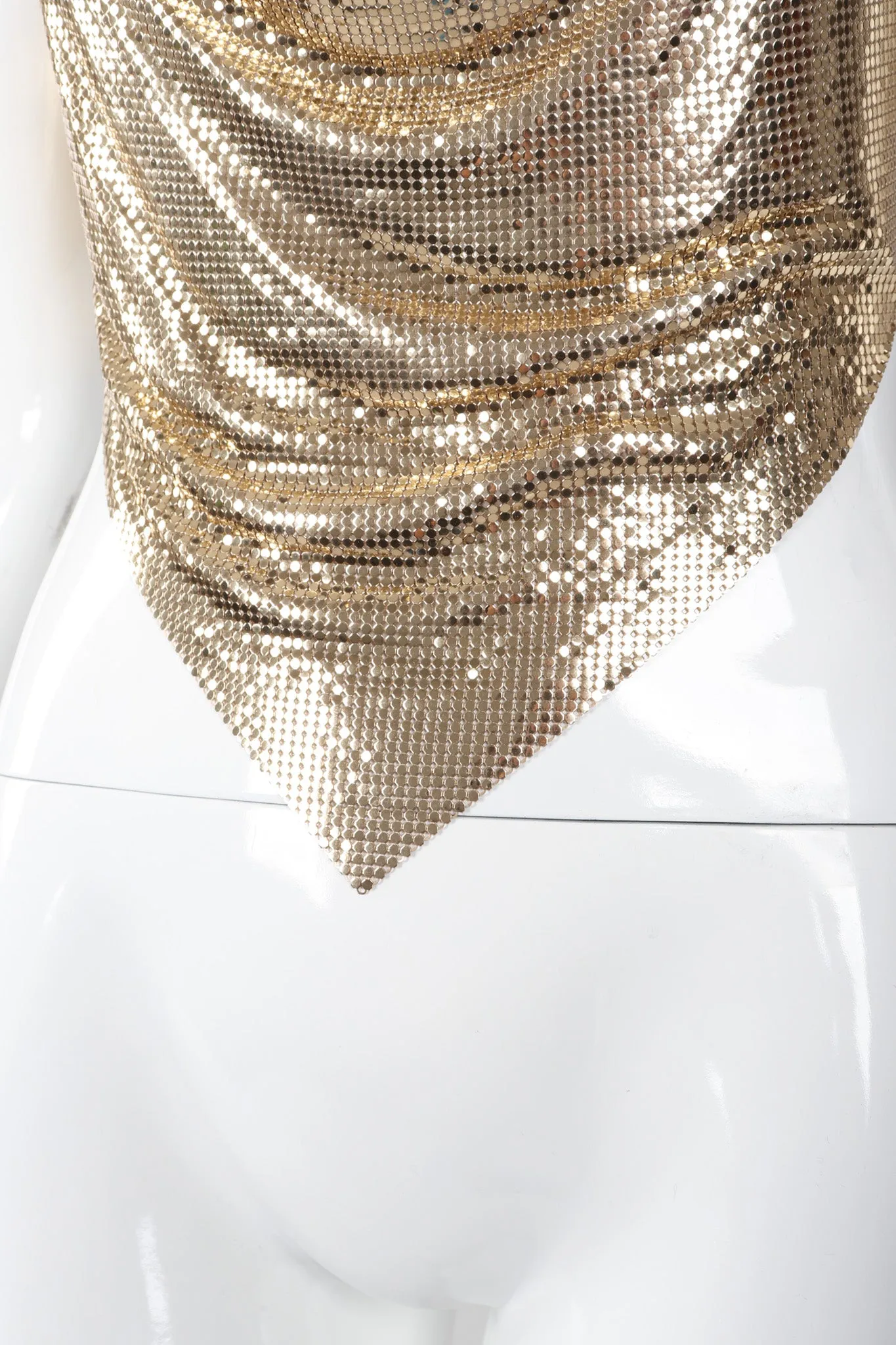 Liquid Mesh Halter Top