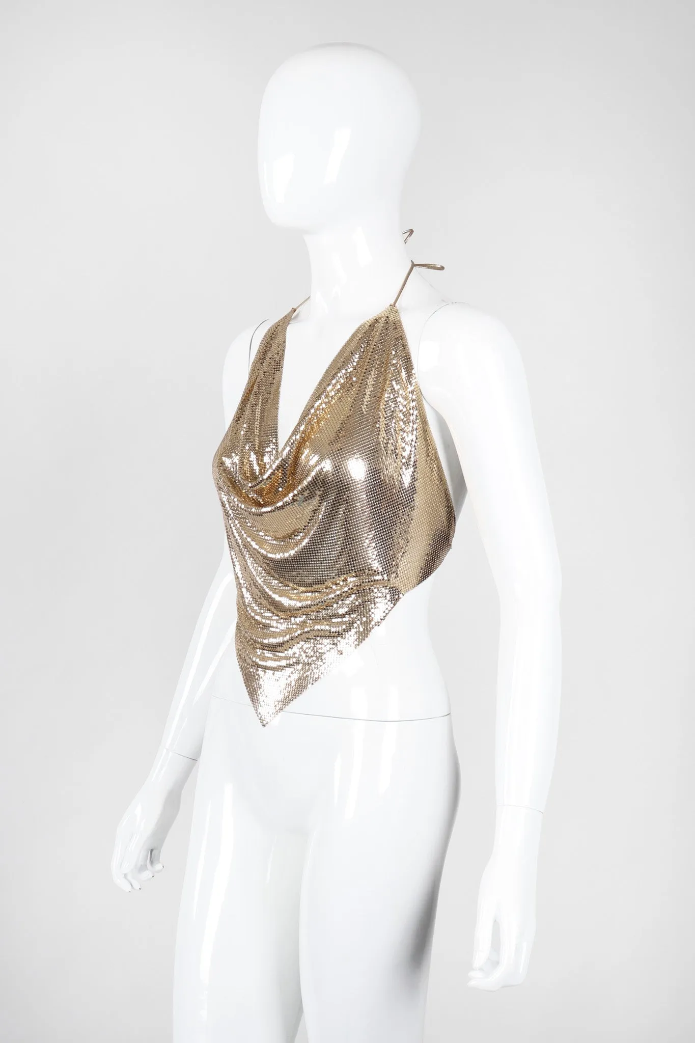 Liquid Mesh Halter Top