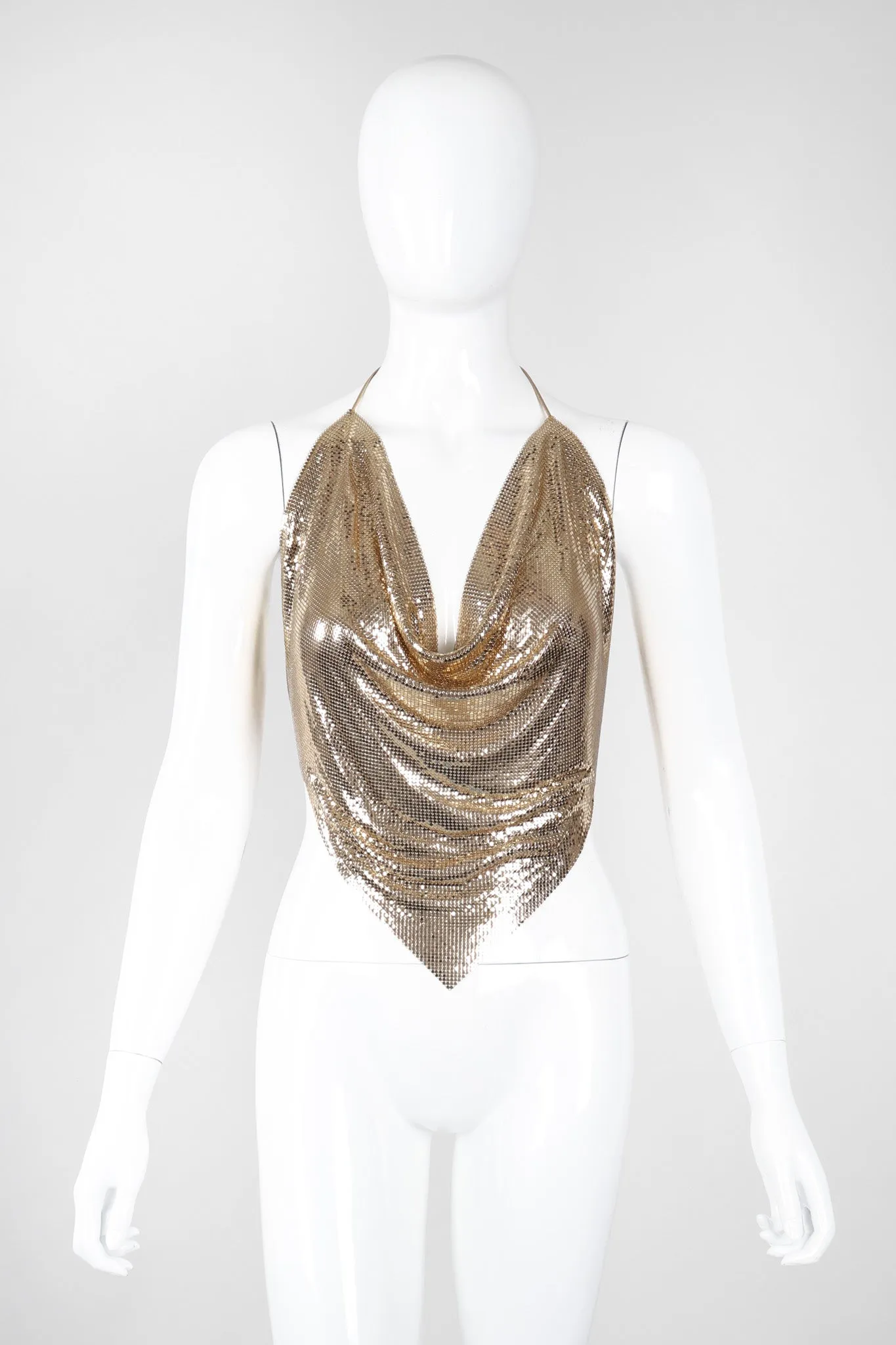 Liquid Mesh Halter Top