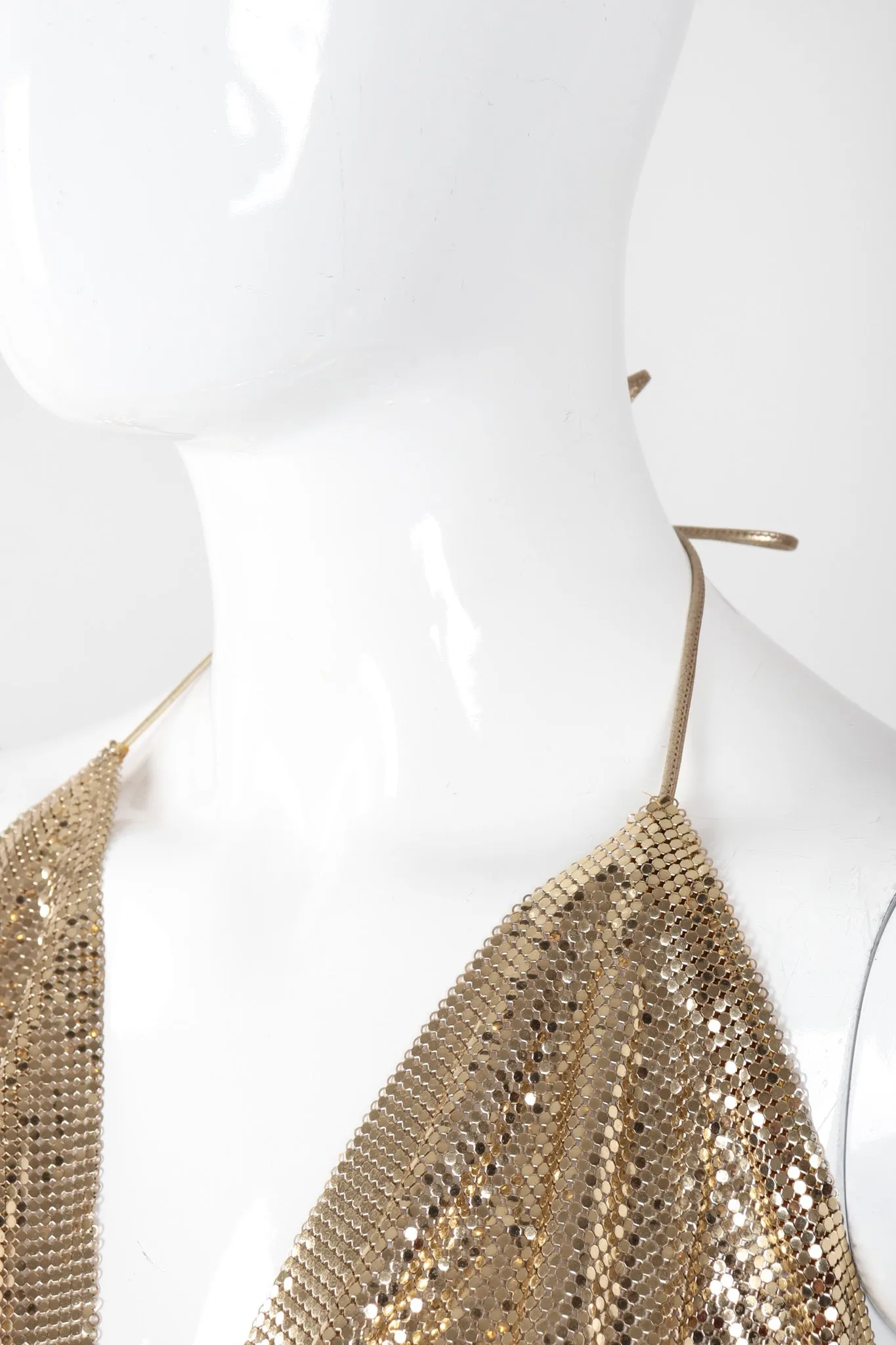 Liquid Mesh Halter Top