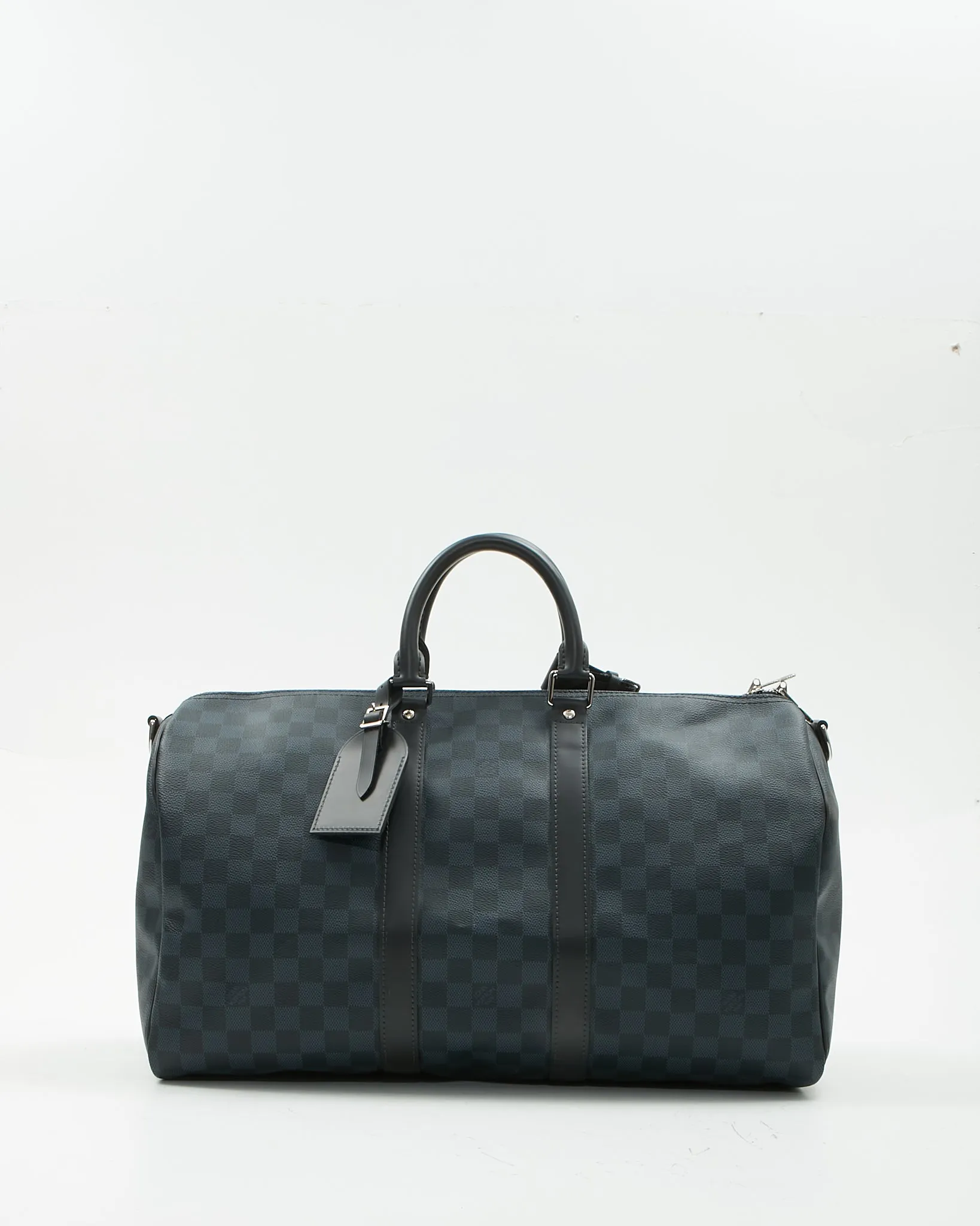 Louis Vuitton Damier Cobalt Canvas Keepall 45 Bandouliere Bag