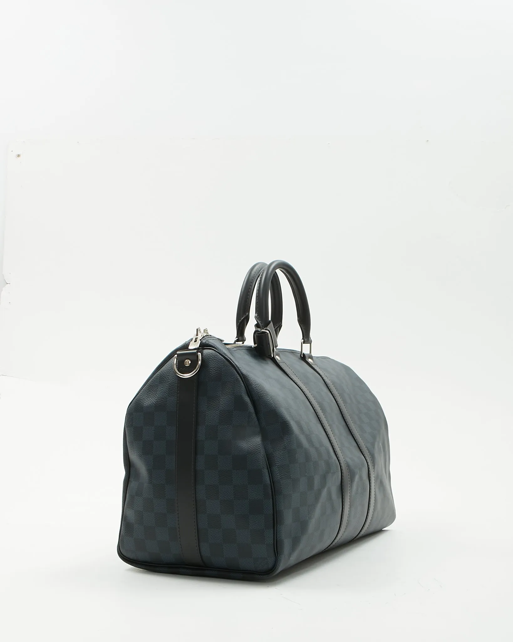 Louis Vuitton Damier Cobalt Canvas Keepall 45 Bandouliere Bag