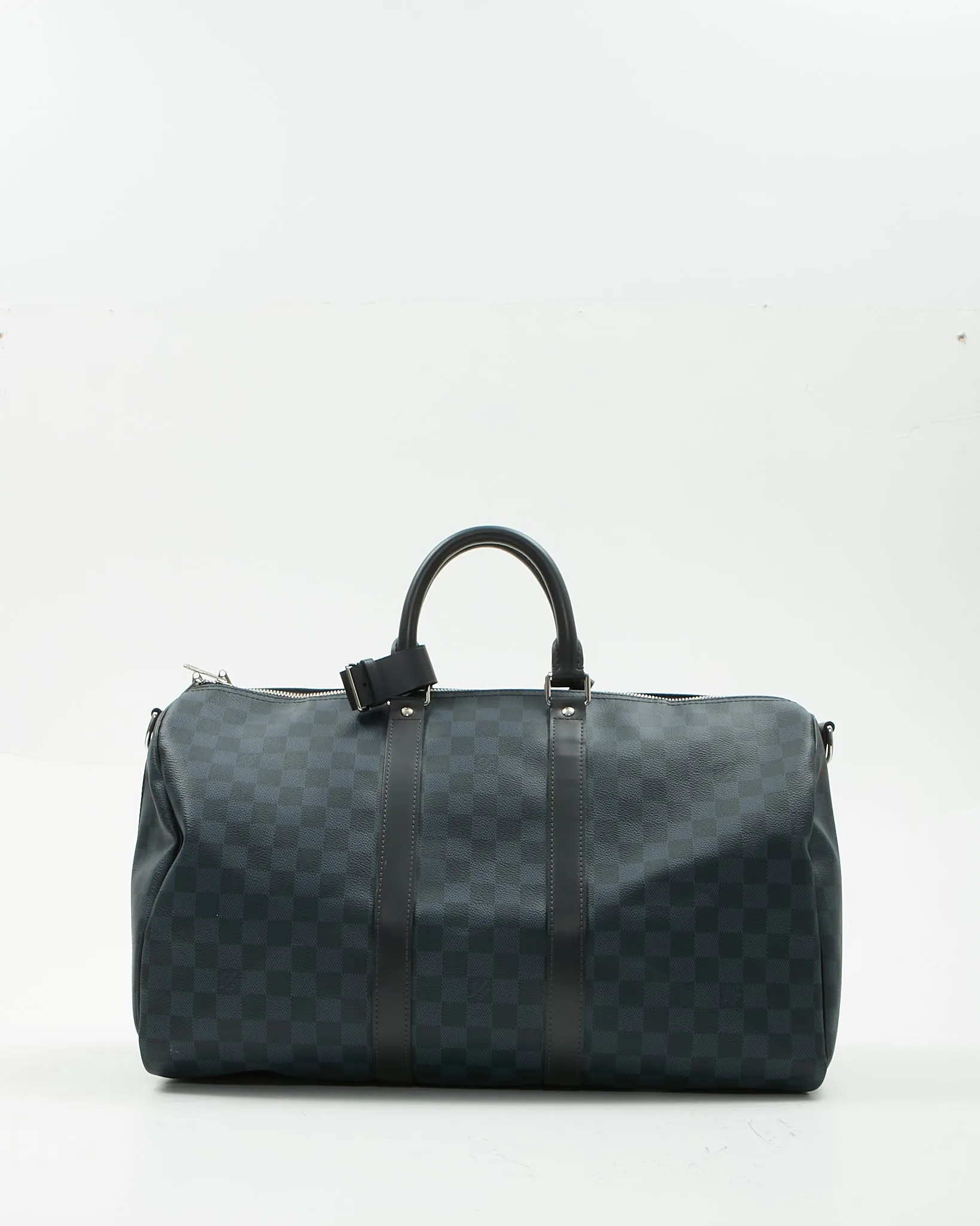 Louis Vuitton Damier Cobalt Canvas Keepall 45 Bandouliere Bag