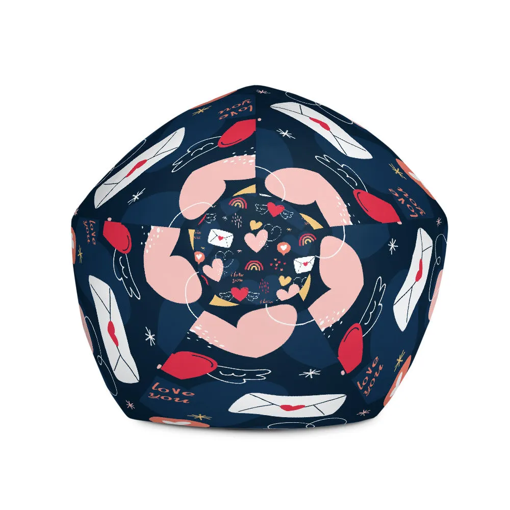Love Letter - Sustainably Made Bean Bag Chair Cover