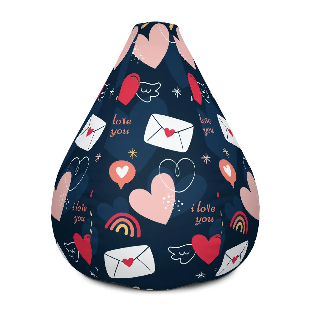 Love Letter - Sustainably Made Bean Bag Chair Cover