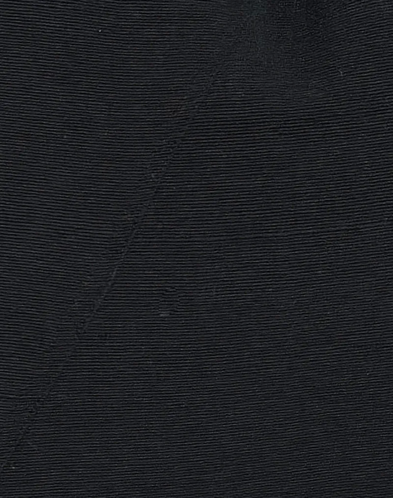 Lum Oversized Shoulder Bag in Black