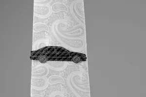 M5 (E39) - Carbon fiber tie clip